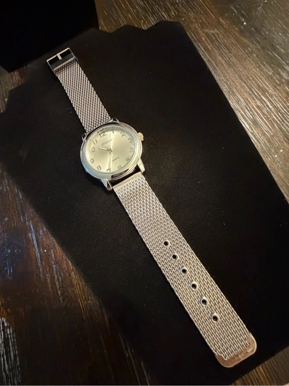 Classic Silver Mesh Watch - Unbranded